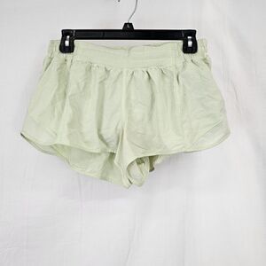 Lululemon Athletica Hotty Hot Shorts In Lemon Ice Women's Size 12 Tall